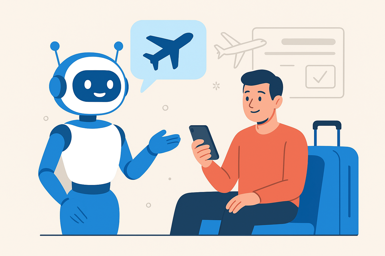 How Booking Chatbots Simplify Flight Reservations