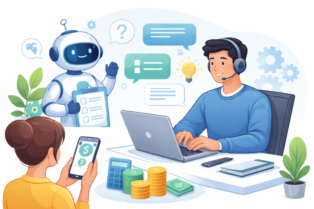 Human–AI Collaboration in Financial Customer Support