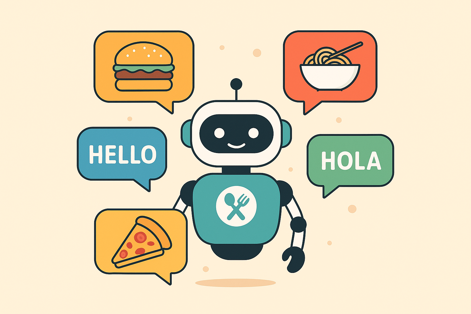Multi-Language Support in Food Chatbots