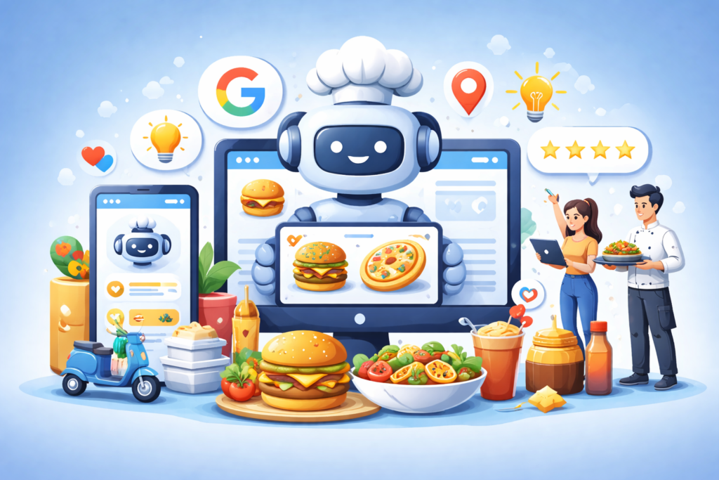 Food Chatbots and Google Best Practices