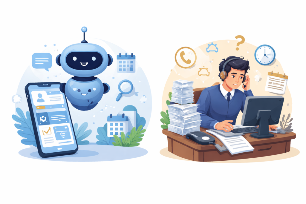 Chatbots vs Traditional Booking Systems