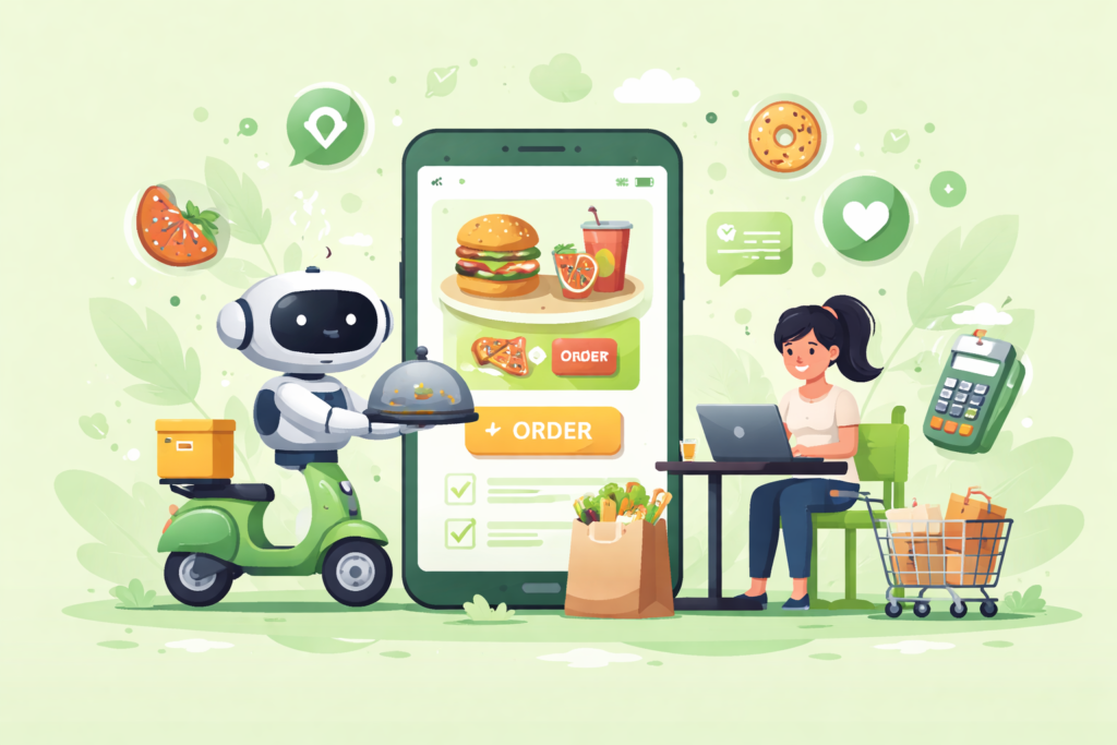 Food Chatbots and Online Ordering Automation
