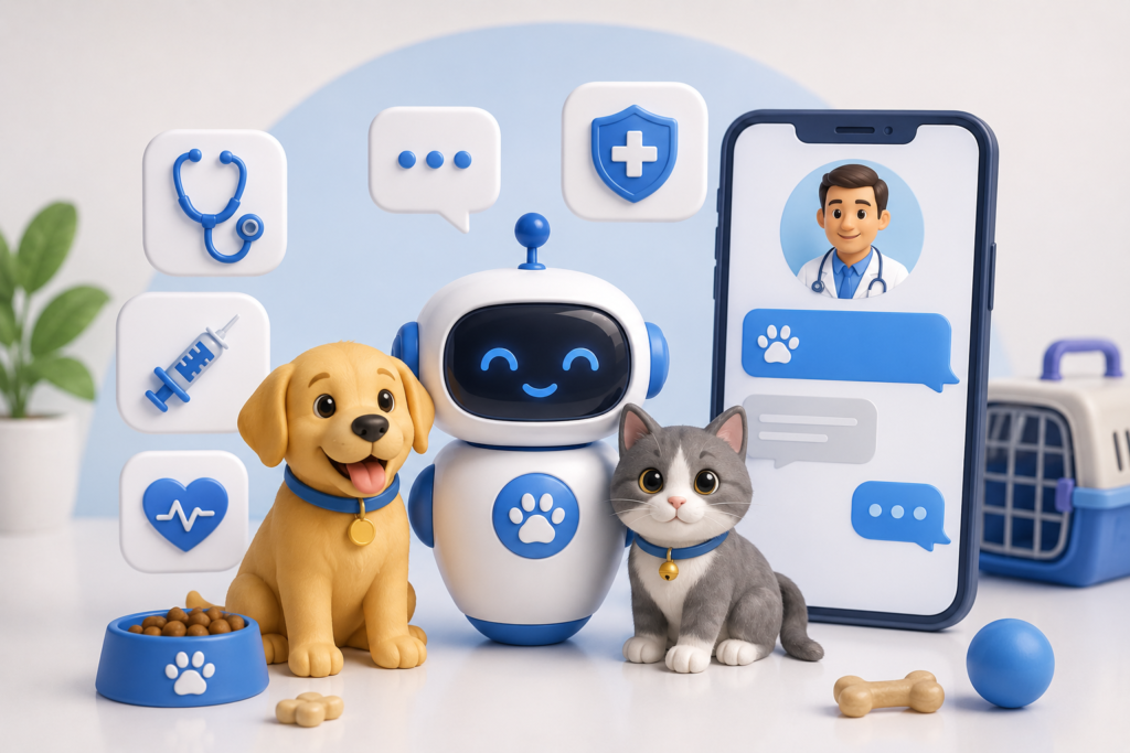 How Pet Care Chatbots Are Revolutionizing Veterinary Support and Pet Services with AI