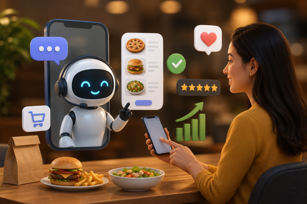 How Food Chatbots Improve Customer Experience and Increase Restaurant Sales