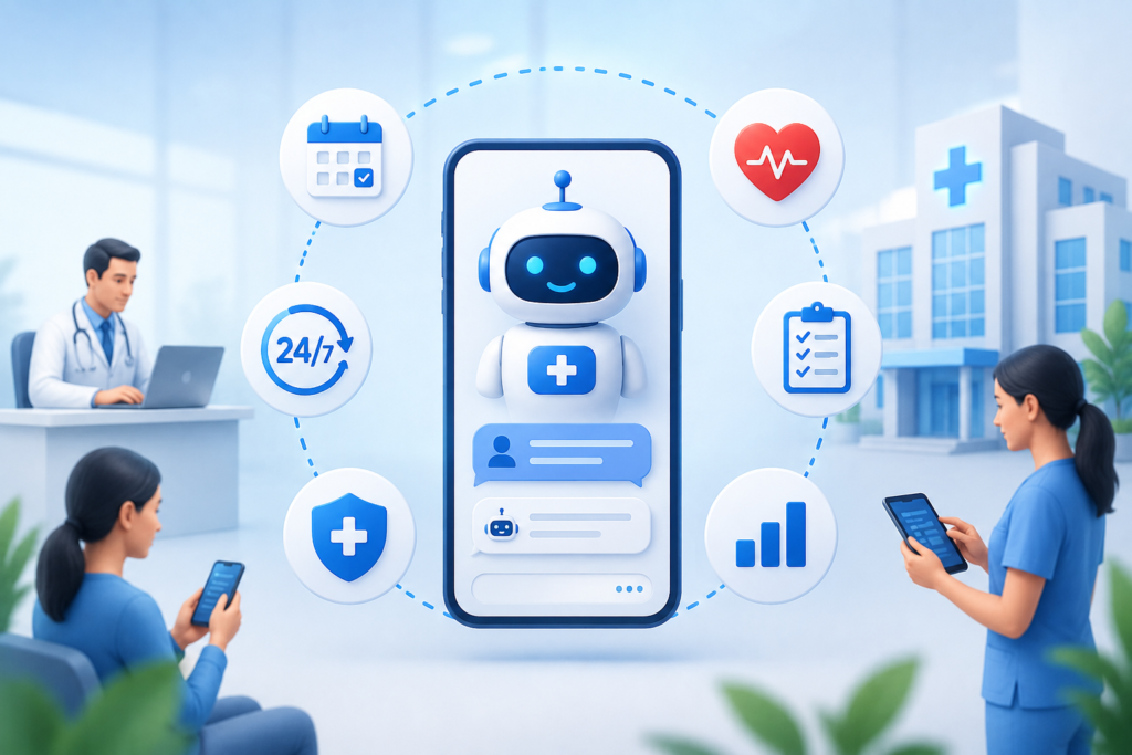 Benefits of Healthcare Chatbots for Hospitals, Clinics, and Healthcare Providers