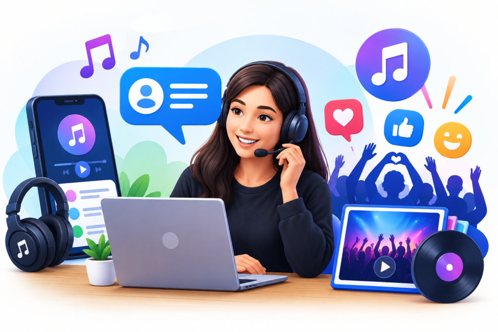 Music Customer Support and Fan Engagement