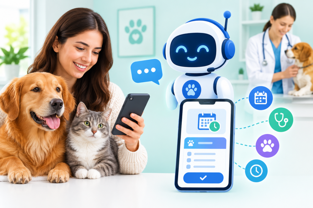 Using A Pet Care Chatbot For Veterinary Appointment Booking