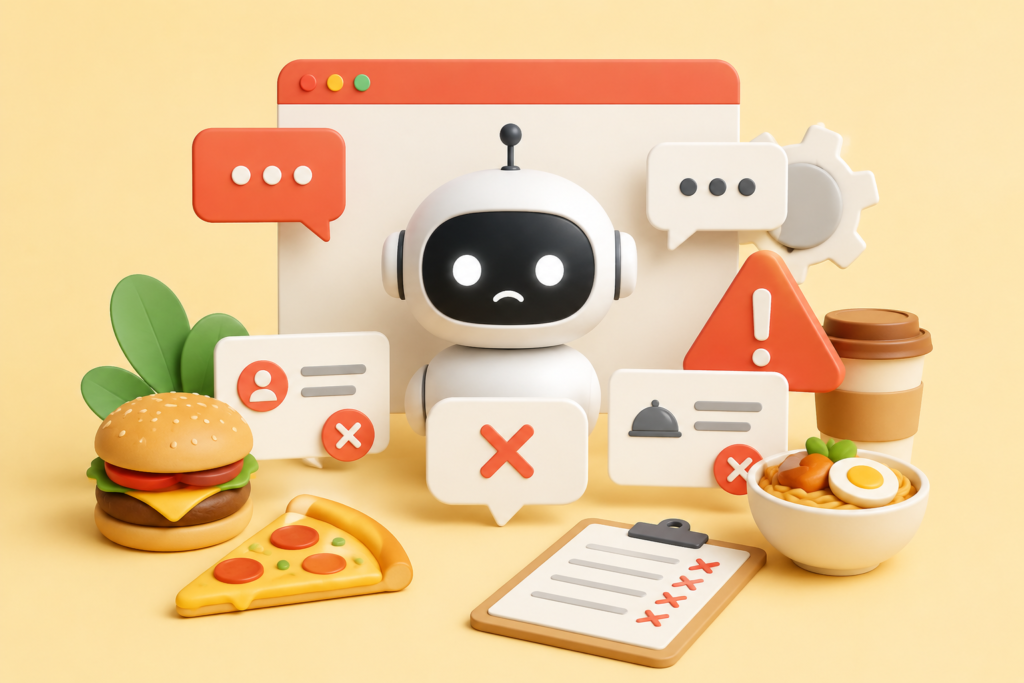 Common Mistakes When Implementing a Food Chatbot