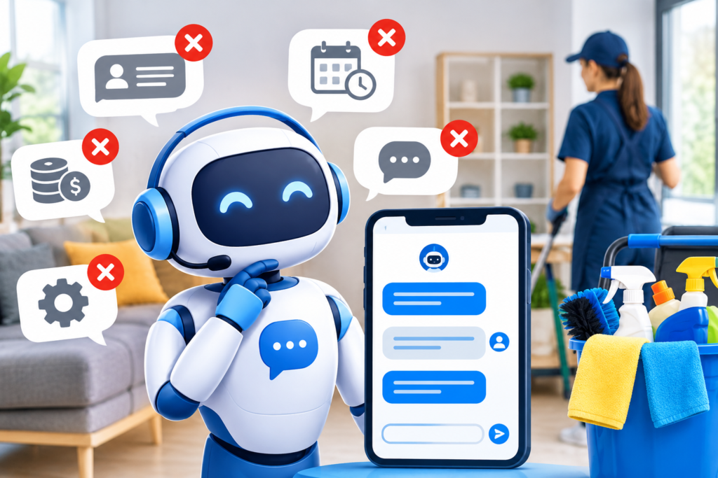 Common Mistakes to Avoid When Building a Cleaning Services Chatbot
