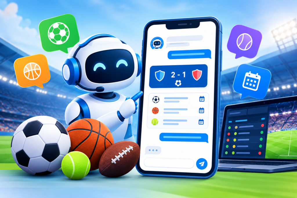 Using A Sport Chatbot For Live Scores, Fixtures, And Sports Updates