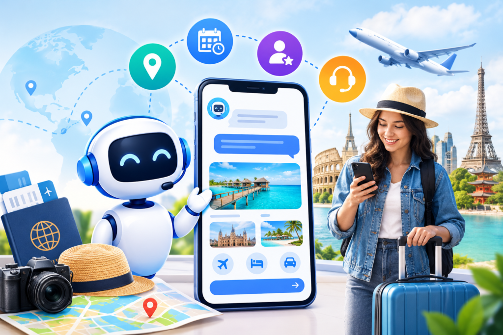 The Complete Guide to AI-Powered Travel Assistance, Booking Support, Personalization, and Customer Engagement