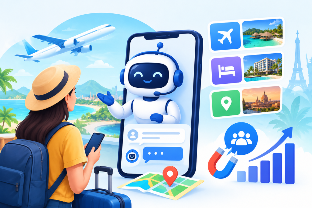 Using a Travel Chatbot for Booking Assistance and Lead Generation
